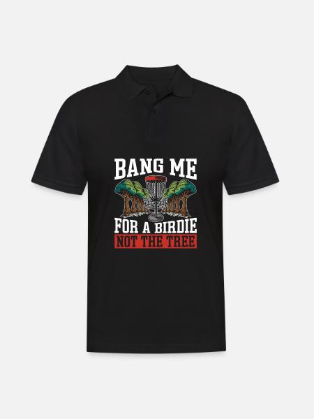 Frisbee Golf Disc Golf - Men's Polo Shirt - black