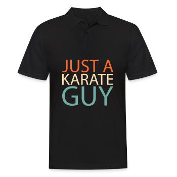 Le karaté n’est qu’un karaté - Polo Homme - noir - Devant - Kai (181cm)