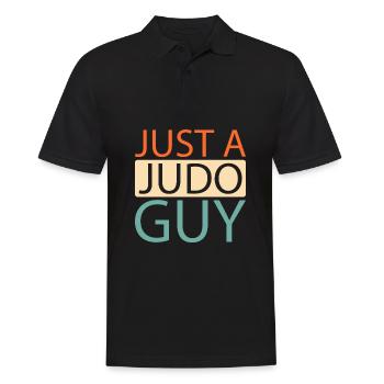 Le judoka n’est qu’un gars de judo - Polo Homme - noir - Devant - Kai (181cm)