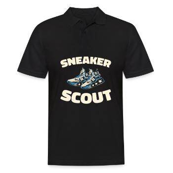 Sneakers - Männer Poloshirt - Schwarz - Vorne - Kai (181cm)