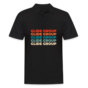 Paramotor paragliding - Men's Polo Shirt - black - Front - Kai (181cm)