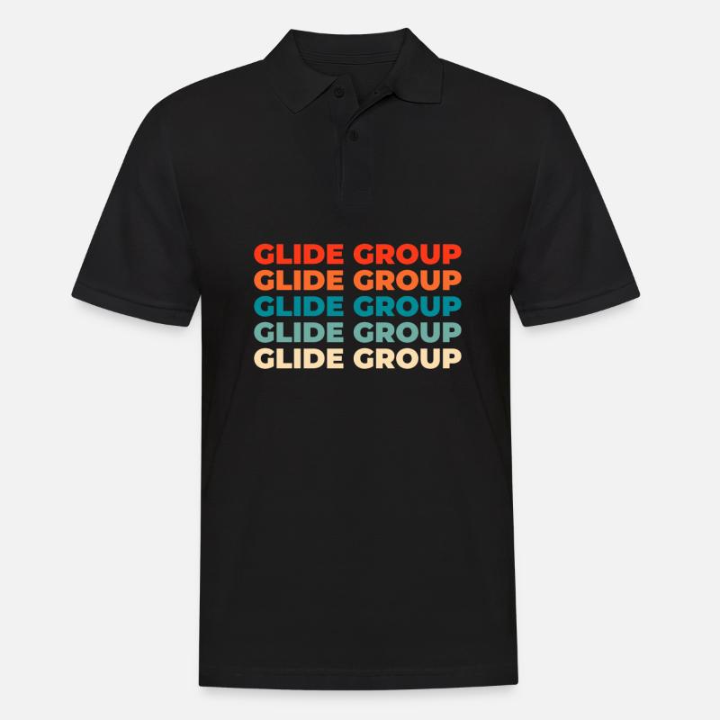 Paramotor Gleitschirmfliegen - Männer Poloshirt - Schwarz