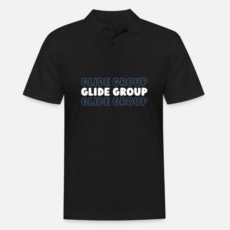 Paramotor Gleitschirmfliegen - Männer Poloshirt - Schwarz
