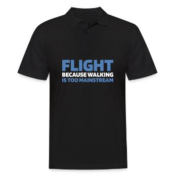 Paramoteur parapente - Polo Homme - noir - Devant - Kai (181cm)