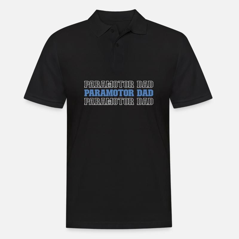 Paramoteur parapente - Polo Homme - noir