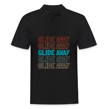 Paramotor Gleitschirmfliegen - Männer Poloshirt - Schwarz - Vorne - Kai (181cm)