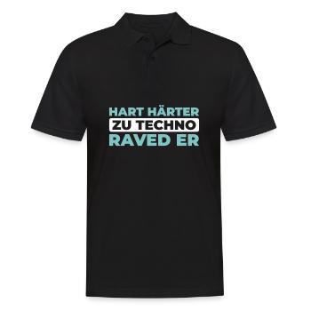 Techno Raver - Polo Homme - noir - Devant - Kai (181cm)