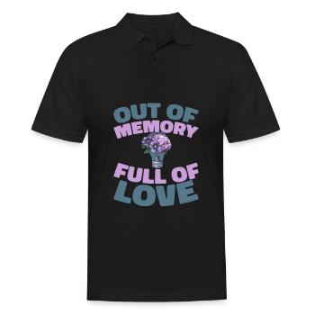 Alzheimer Drôle Sensibilisation à la maladie d’Alzheimer - Polo Homme - noir - Devant - Kai (181cm)