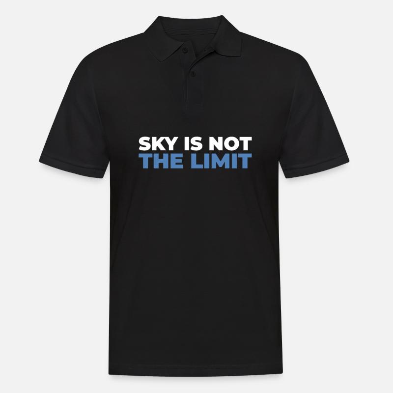 Paramotor paragliding - Men's Polo Shirt - black