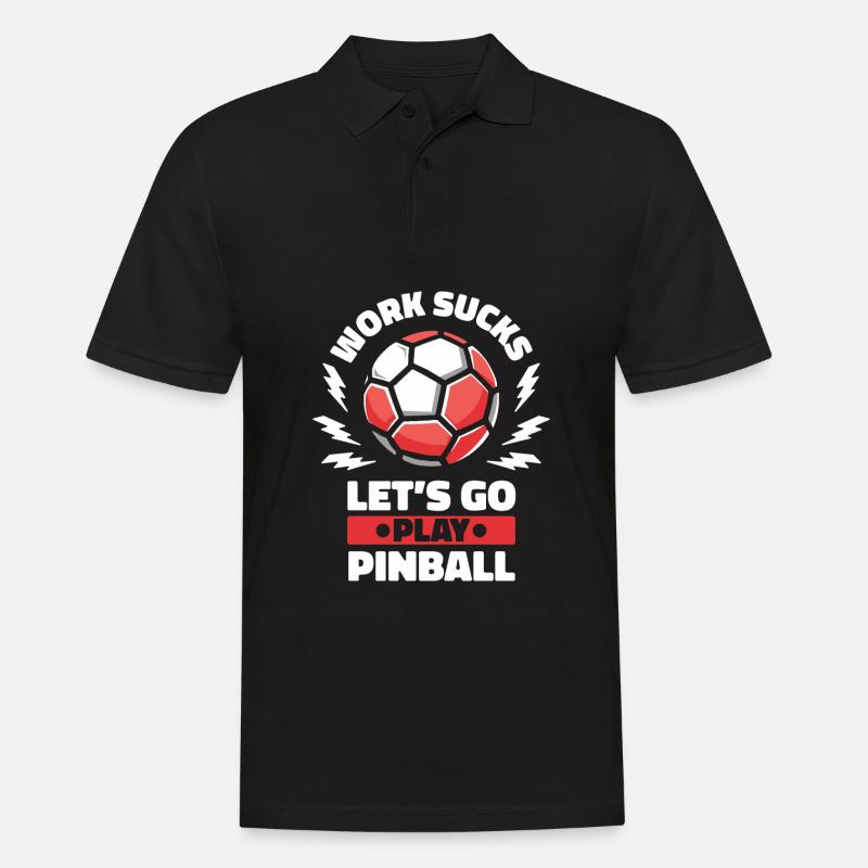 Handball Handballer - Männer Poloshirt - Schwarz