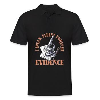 Forensische Krankenschwester - Männer Poloshirt - Schwarz - Vorne - Kai (181cm)