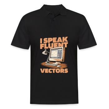 Designers - Men's Polo Shirt - black - Front - Kai (181cm)