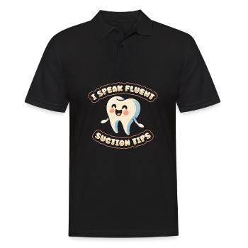 Dental assistant - Men's Polo Shirt - black - Front - Kai (181cm)