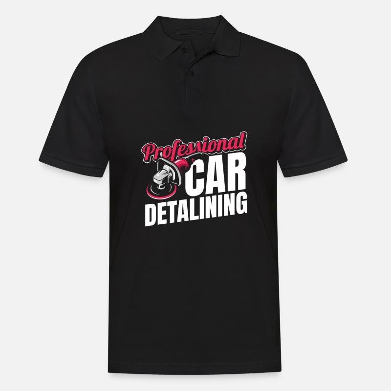 Autoaufbereiter - Männer Poloshirt - Schwarz