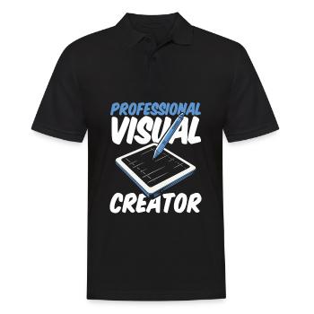 Designers - Men's Polo Shirt - black - Front - Kai (181cm)
