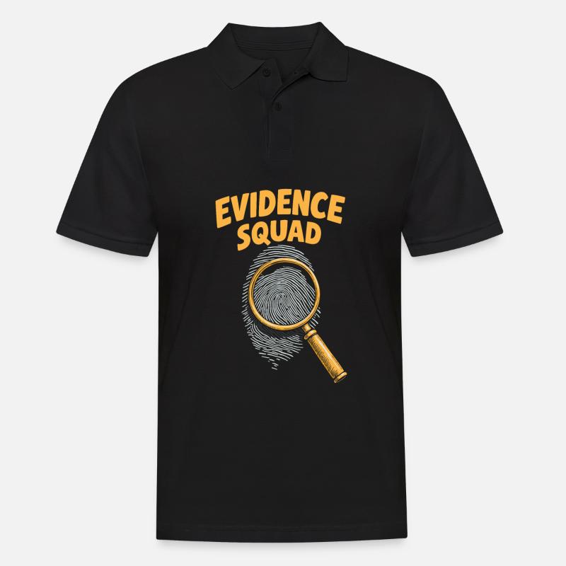 Forensik Forensiker Kader - Männer Poloshirt - Schwarz