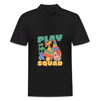 Early childhood educator Kader - Men's Polo Shirt - black - Front - Kai (181cm)