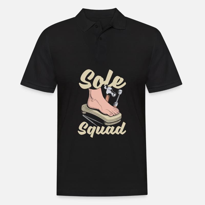 Fußpfleger Kader - Männer Poloshirt - Schwarz