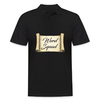 Philologe Kader - Männer Poloshirt - Schwarz - Vorne - Kai (181cm)