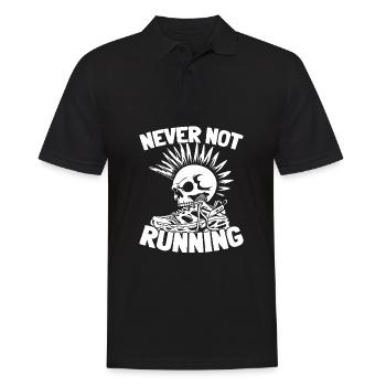 Ultramarathon - Men's Polo Shirt - black - Front - Kai (181cm)