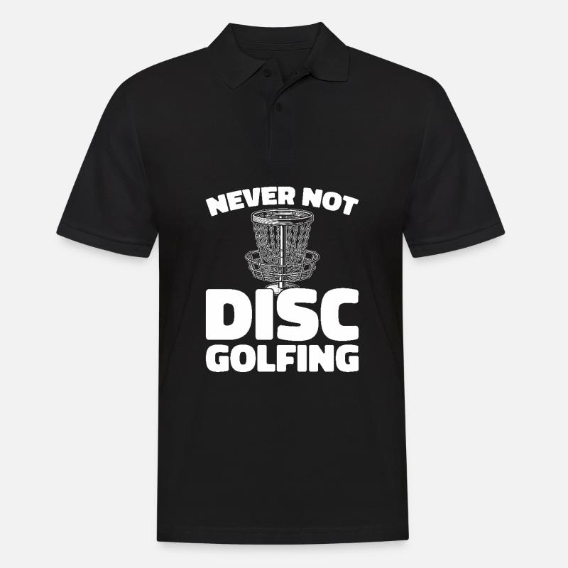 Frisbee Golf Disc Golf - Polo Homme - noir