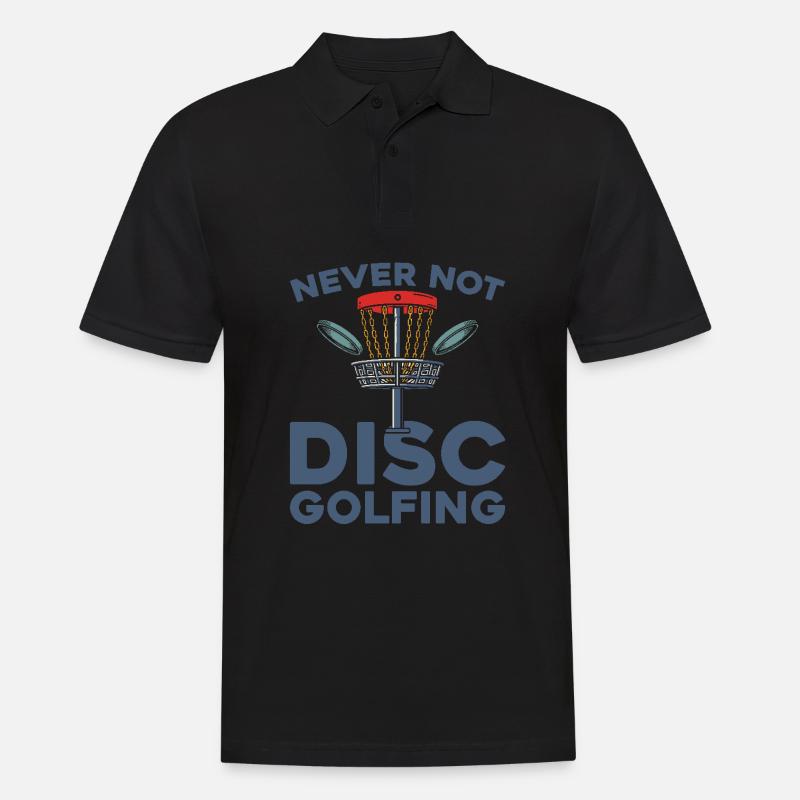 Frisbee Golf Disc Golf - Männer Poloshirt - Schwarz