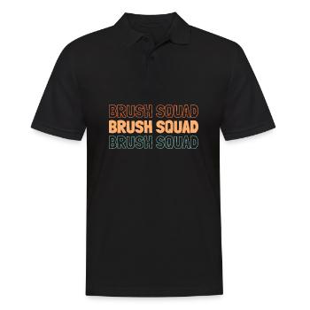 Actor Squad - Men's Polo Shirt - black - Front - Kai (181cm)