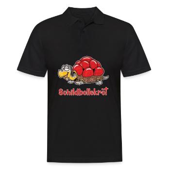 Schwarzwald Schildkröte "Schildbollekröt" Hilde - Männer Poloshirt - Schwarz - Vorne - Kai (181cm)