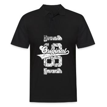 45TH BIRTHDAY ORIGINAL 1981 - Men's Polo Shirt - black - Front - Kai (181cm)