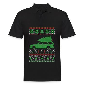 Christmas Ugly Sweater - Männer Poloshirt - Schwarz - Vorne - Kai (181cm)