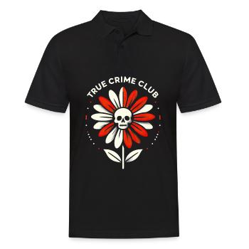 Énigme de la fleur du crâne - Polo Homme - noir - Devant - Kai (181cm)