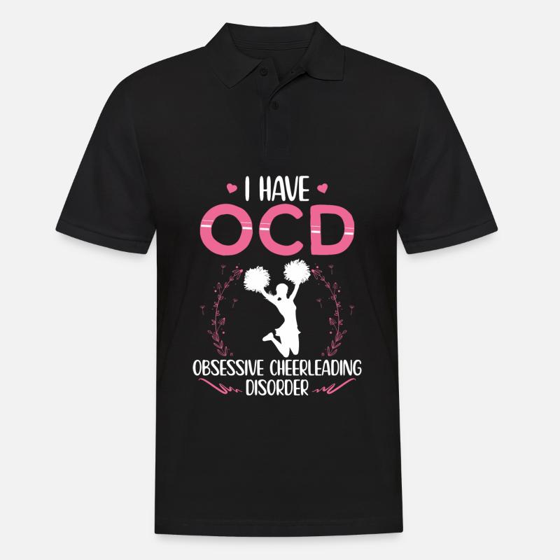 Ich habe OCD | Cheerleader Geschenkidee - Männer Poloshirt - Schwarz
