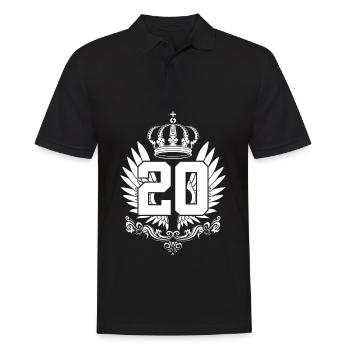 20E ANNIVERSAIRE 20 ANS - Polo Homme - noir - Devant - Kai (181cm)