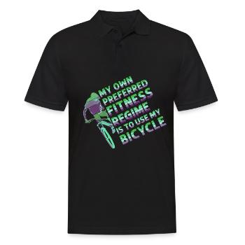 Unnamed Project 65 - Men's Polo Shirt - black - Front - Kai (181cm)