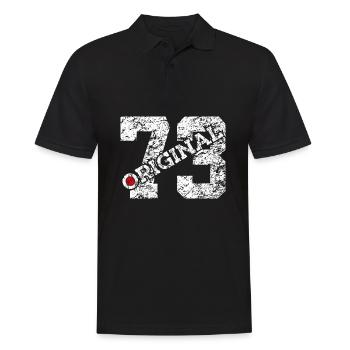 53RD BIRTHDAY 53 YEARS ORIGINAL 1973 - Men's Polo Shirt - black - Front - Kai (181cm)