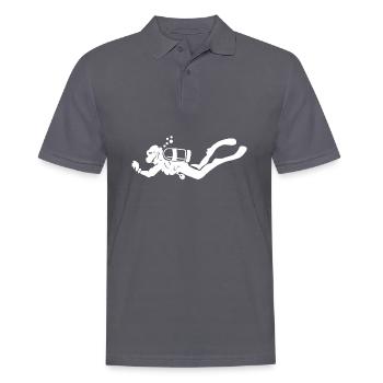 Plongée Sport Hobby - Polo Homme - charbon - Devant - Nico (186cm)