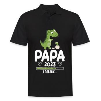 Papa 2023 Chargement - Polo Homme - noir - Devant - Kai (181cm)