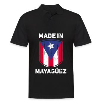 Puerto Rico Mayagüez - Men's Polo Shirt - black - Front - Kai (181cm)