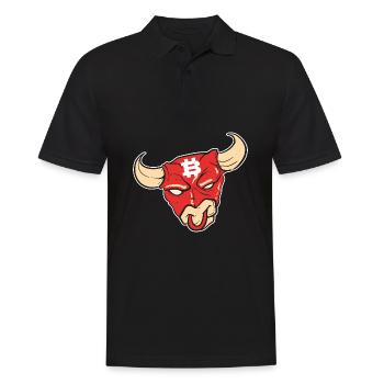 Bitcoin - Men's Polo Shirt - black - Front - Kai (181cm)