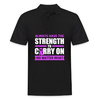 Autoimmunkrankheit - Männer Poloshirt - Schwarz - Vorne - Kai (181cm)