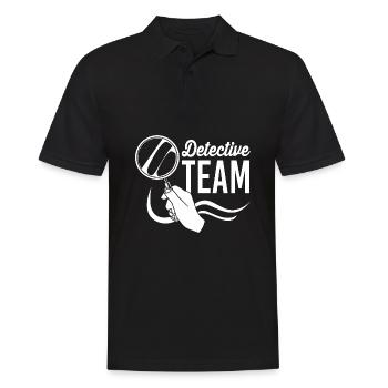 Détective - Polo Homme - noir - Devant - Kai (181cm)