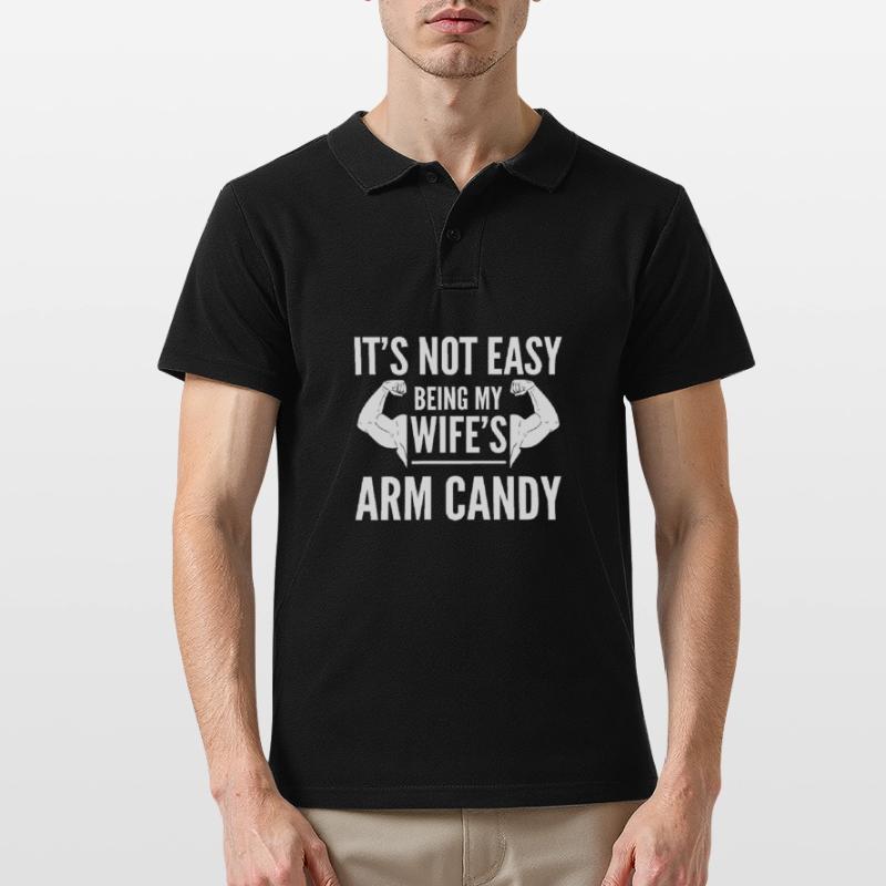Arm Candy Ehemann Männer Poloshirt