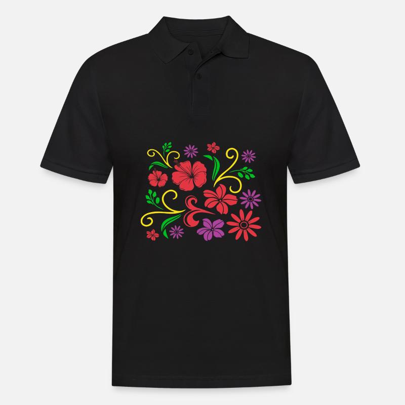 Botaniker - Männer Poloshirt - Schwarz