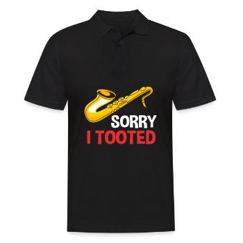 Saxophoniste saxophoniste - Polo Homme - noir - Devant - Kai (181cm)