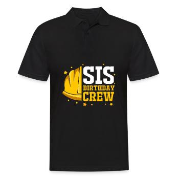 Children's birthday party construction site - Men's Polo Shirt - black - Front - Kai (181cm)