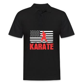 Karaté Autodéfense Arts Martiaux - Polo Homme - noir - Devant - Kai (181cm)