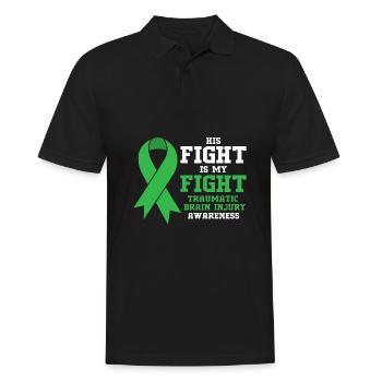 Traumatic brain injury - Men's Polo Shirt - black - Front - Kai (181cm)