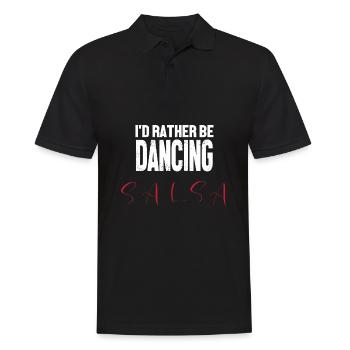 Danseuse de salsa Danseuse - Polo Homme - noir - Devant - Kai (181cm)