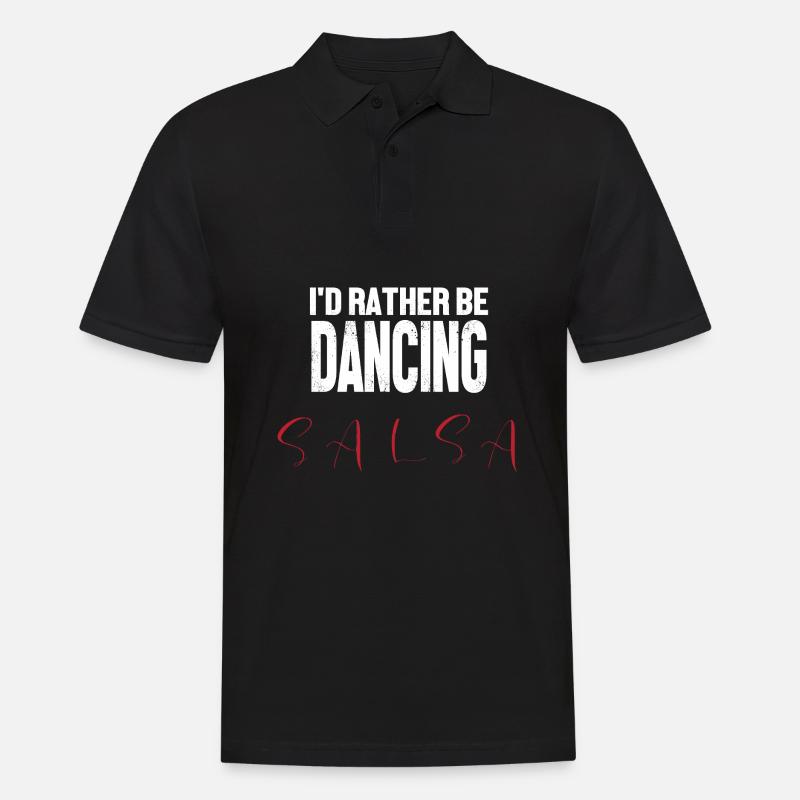 Danseuse de salsa Danseuse - Polo Homme - noir