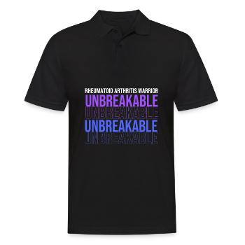 Rheuma Arthritis - Männer Poloshirt - Schwarz - Vorne - Kai (181cm)